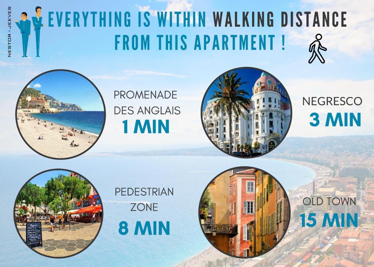 Nestor&Jeeves - Zen - Central - Very Close Beaches Nice Ngoại thất bức ảnh
